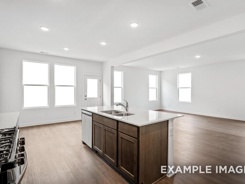 Representative furnished interior of a home built from the The Grayson A by Davidson Homes LLC in Sage Farms, White House (Image 12).