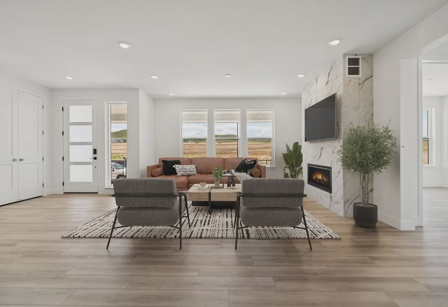 Homesite 288 Great Room - Virtually Staged - 2 of 14