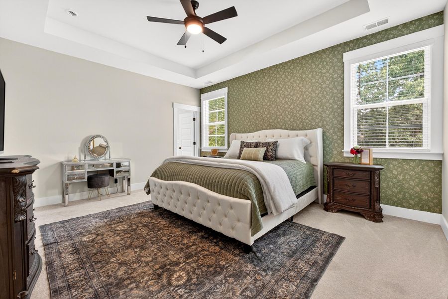 Furnished interior view inside a new home in , Ravenel (Image 10).