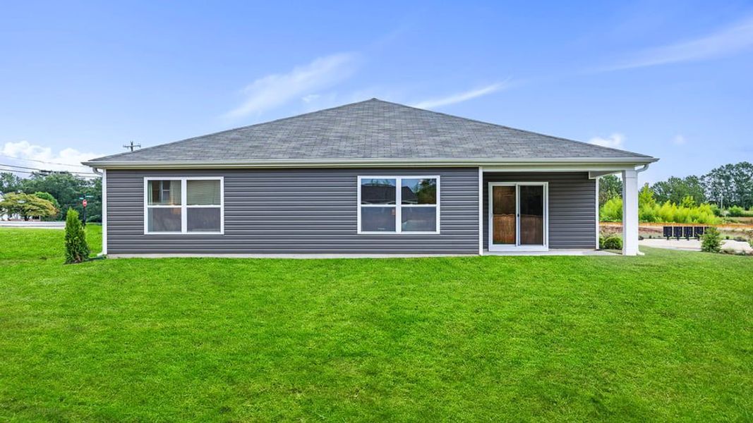Exterior details and patio area of a home in Harrier Point, Woodruff (Image 3). Exterior details and patio area of a home in Harrier Point, Woodruff (Image 3).