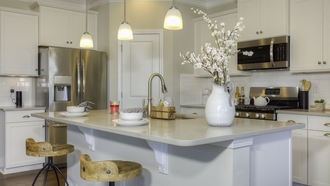 Furnished interior view inside a new home in Reserve at Tap Root Farms, Fletcher (Image 8). Furnished interior view inside a new home in Reserve at Tap Root Farms, Fletcher (Image 8).