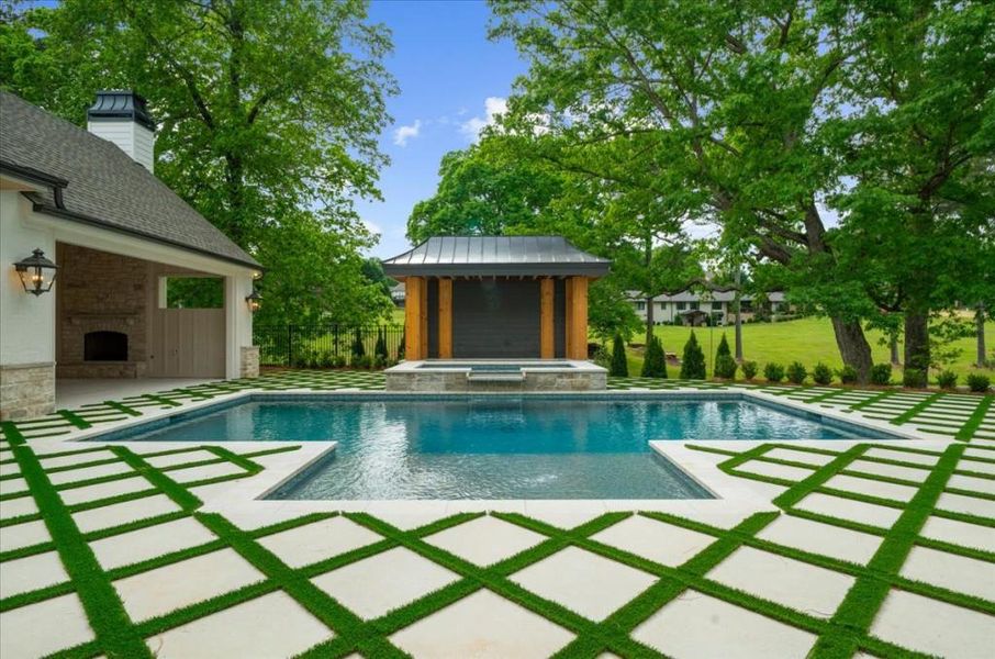 Exterior details and patio area of a home in , Canton (Image 31).