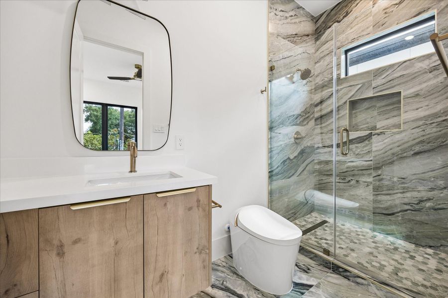 Furnished interior view inside a new home in , Bellaire (Image 8).