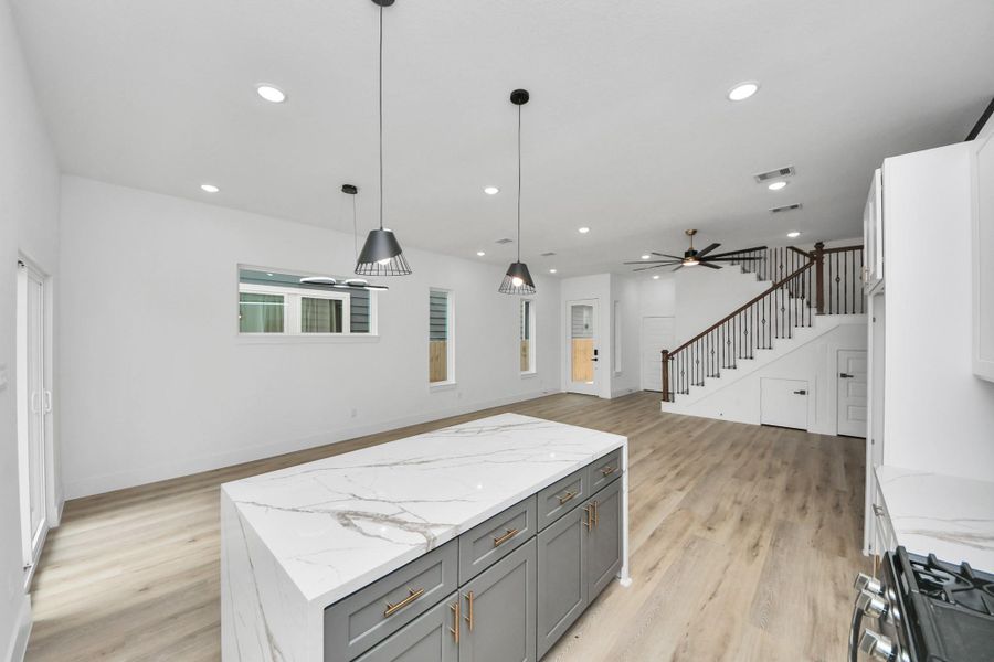 Furnished interior view inside a new home in , Houston (Image 5).