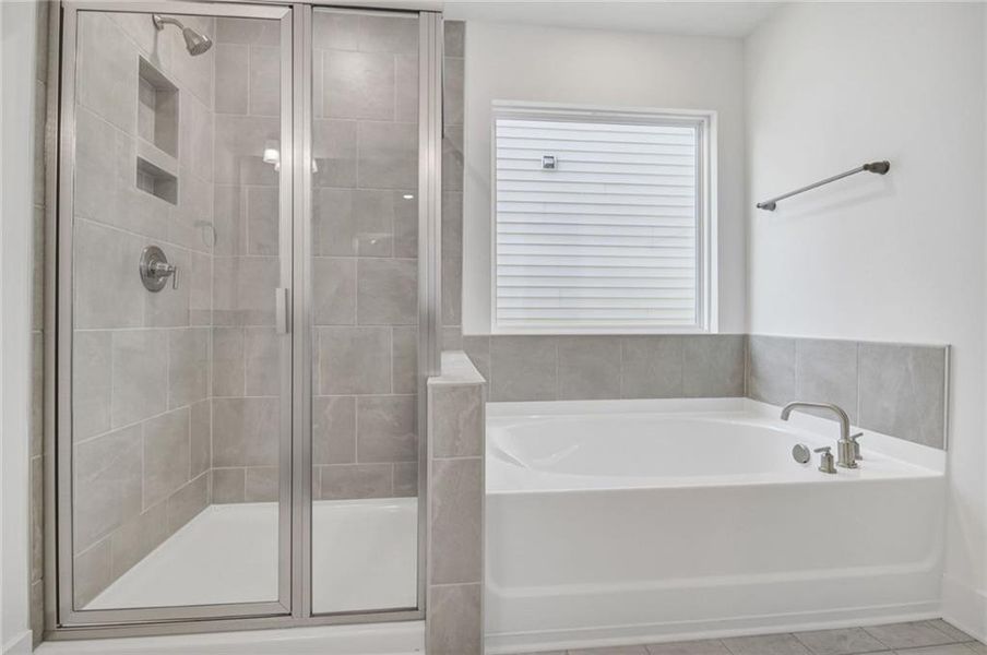 Furnished interior view inside a new home in Villas at Dawsonville, Dawsonville (Image 15).