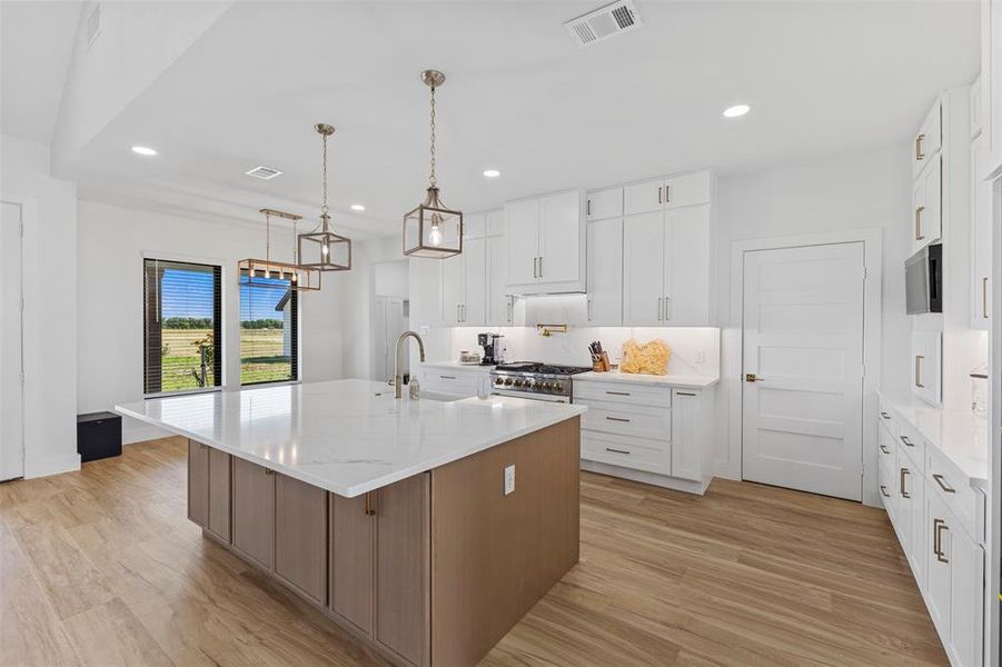 Furnished interior view inside a new home in , Ennis (Image 29).