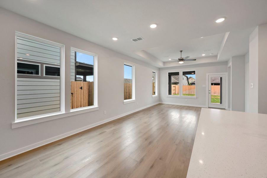 Spacious, unfurnished interior of a new home in Mason Woods, Cypress (Image 15). Spacious, unfurnished interior of a new home in Mason Woods, Cypress (Image 15).