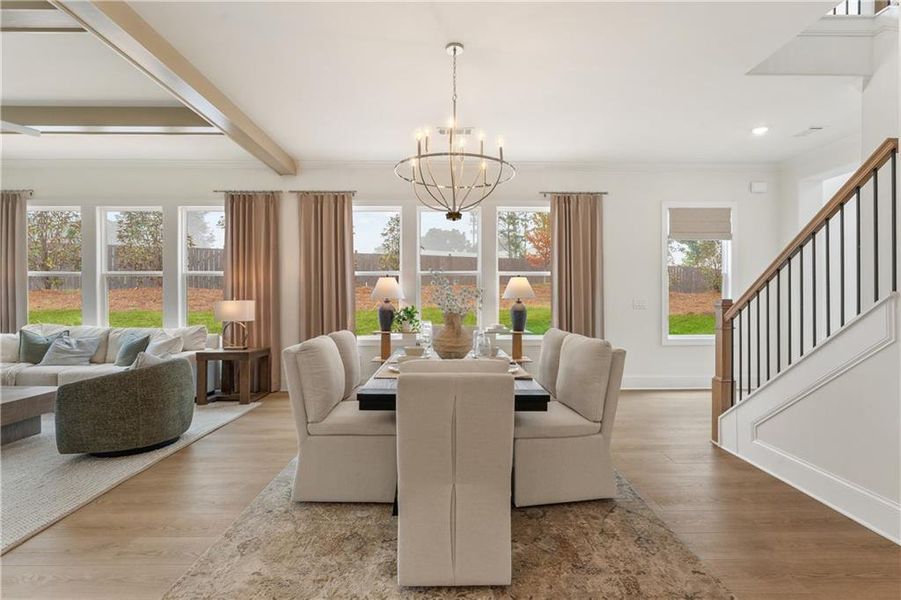 Furnished interior view inside a new home in , Canton (Image 14).