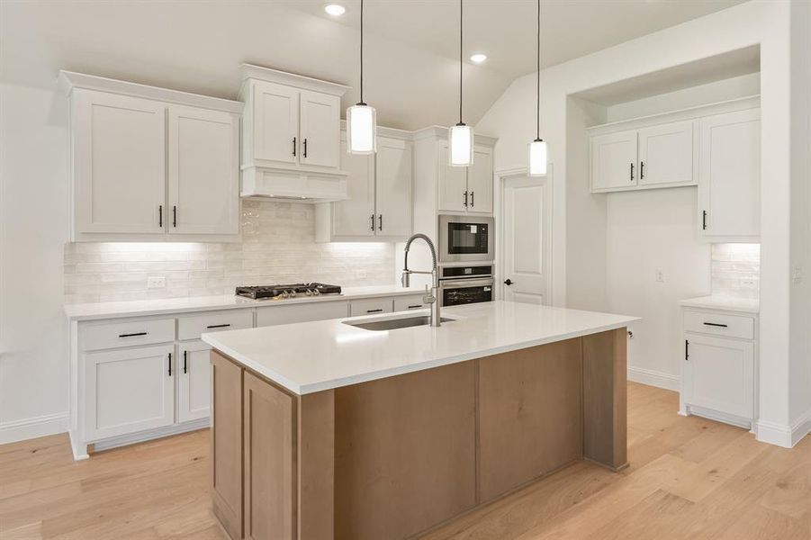 Furnished interior view inside a new home in Willow Wood Classic 50, McKinney (Image 8).