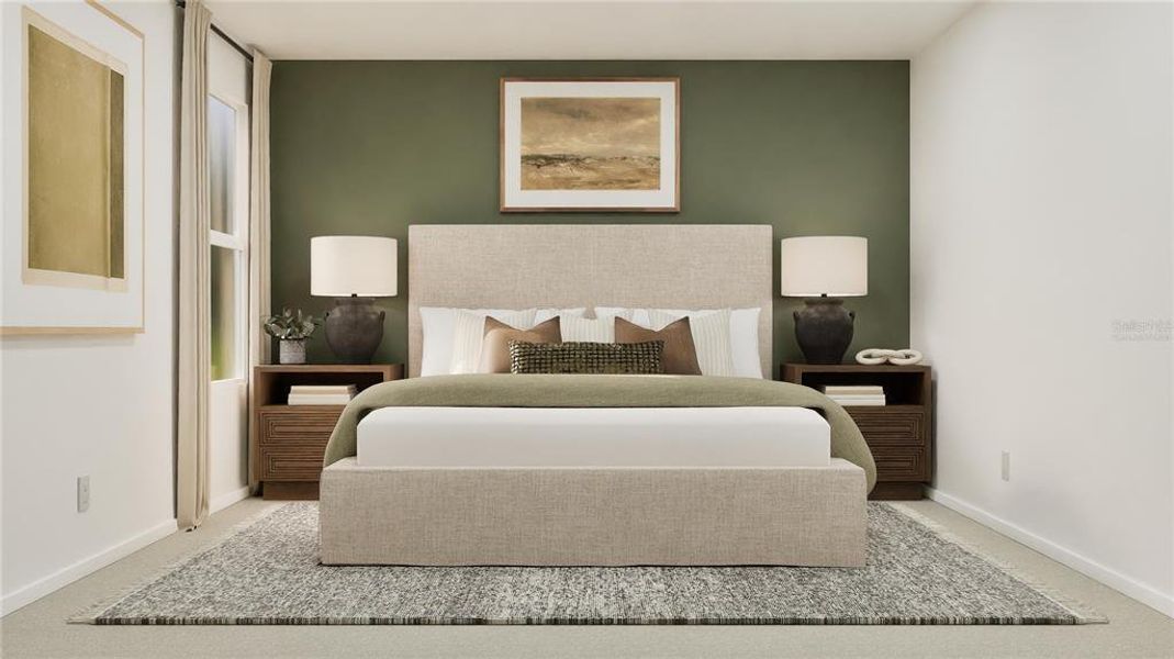 Furnished interior view inside a new home in , Kissimmee (Image 6).