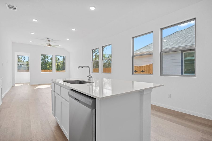 Furnished interior view inside a new home in Trinity Ranch, Elgin (Image 7).