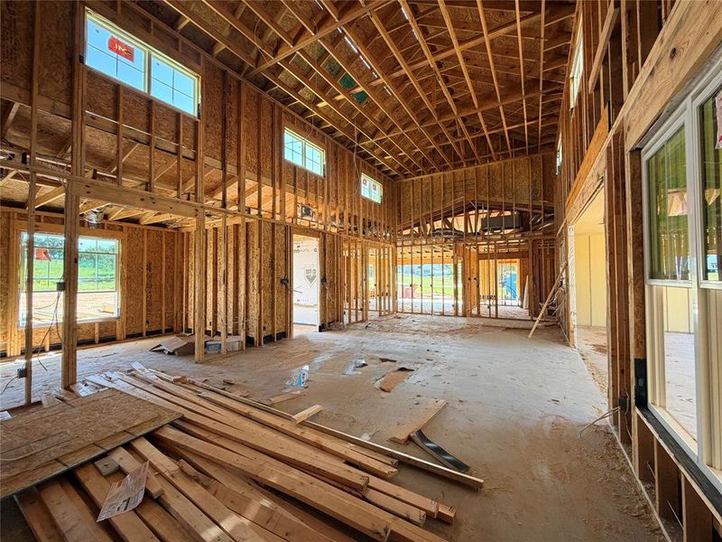 In-progress construction of a new home in Monarch Manor, Poolville, TX (Image 3).