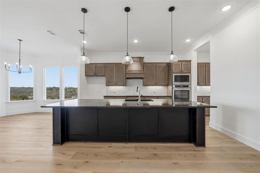 Furnished interior view inside a new home in Eagle Ridge Estates, Weatherford (Image 6).