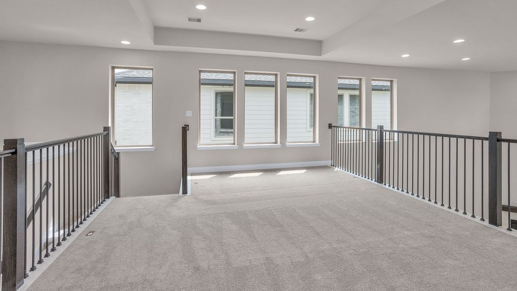 Spacious, unfurnished interior of a new home in Grand Central Park, Conroe (Image 19).