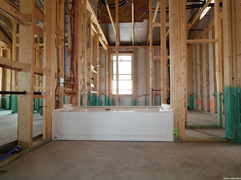 In-progress construction of a new home in Everly Estates, San Antonio, TX (Image 24).