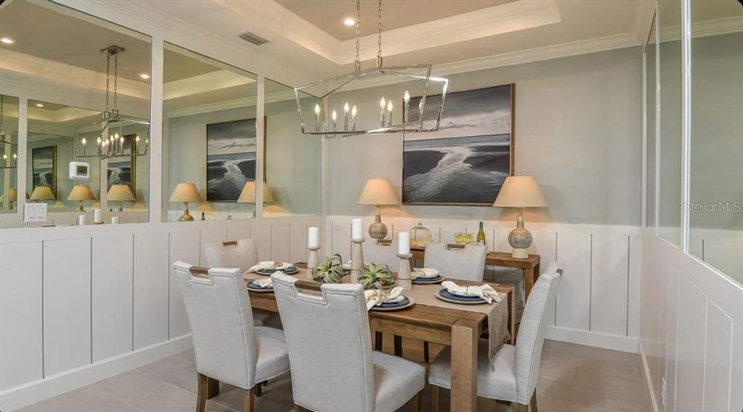 Furnished interior view inside a new home in Esplanade at Azario Lakewood Ranch, Bradenton (Image 8).