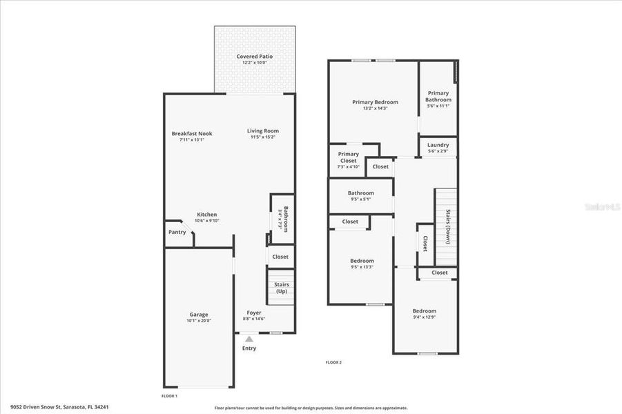 2D floor plan layout of this home in , Sarasota, FL (Image 4).
