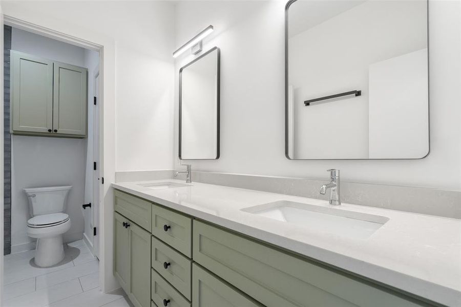 Furnished interior view inside a new home in , River Oaks (Image 11).