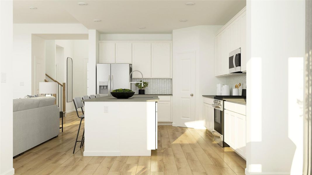 Furnished interior view inside a new home in The Preserve at Rosenberg, Rosenberg (Image 15).