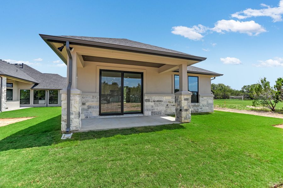 Representative exterior details of a home built from the Casita by Giddens Homes in Burnet Hilltop Estates, Cedar Park (Image 47).