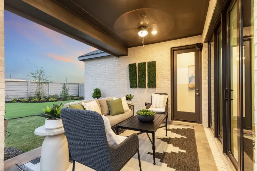 Representative Patio - some options shown