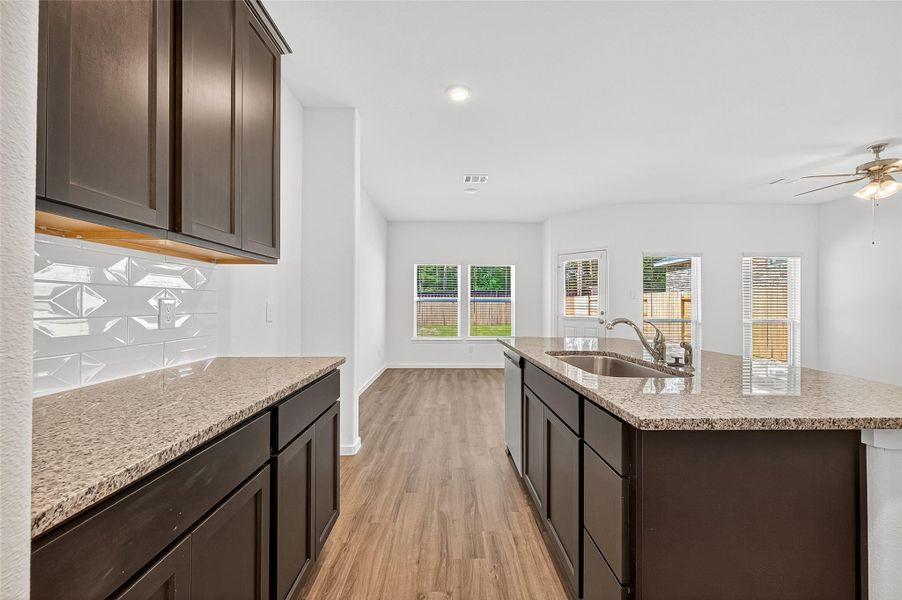 Furnished interior view inside a new home in Mill Creek Trails, Magnolia (Image 15).