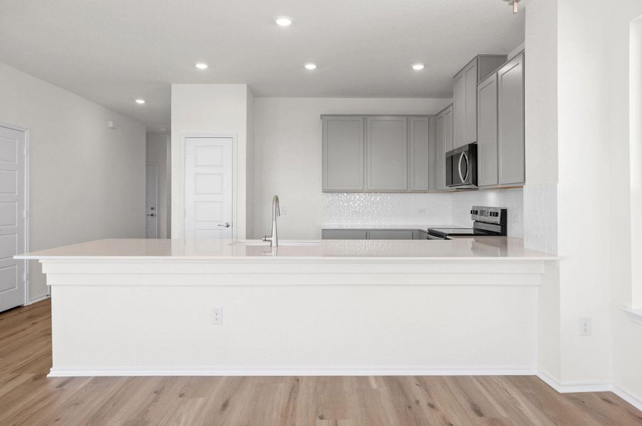 Furnished interior view inside a new home in McKinney Crossing, Austin (Image 8). Furnished interior view inside a new home in McKinney Crossing, Austin (Image 8).