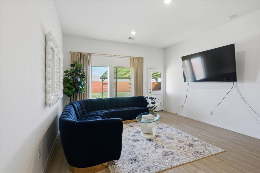 Another view of the living room