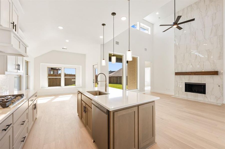 Furnished interior view inside a new home in Willow Wood Classic 60, McKinney (Image 9).