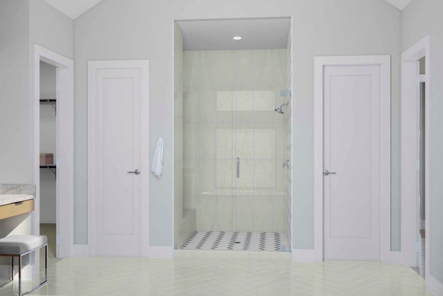 Representative furnished interior of a home built from the Balfour by Tri Pointe Homes in Sienna 60’, Missouri City (Image 17).