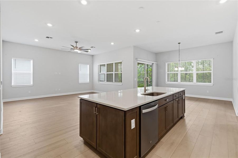 Furnished interior view inside a new home in Del Webb Sunbridge, St. Cloud (Image 10).