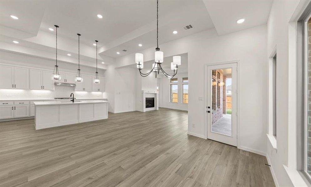 Open Kitchen-Living-Dining Room Representative Photo
