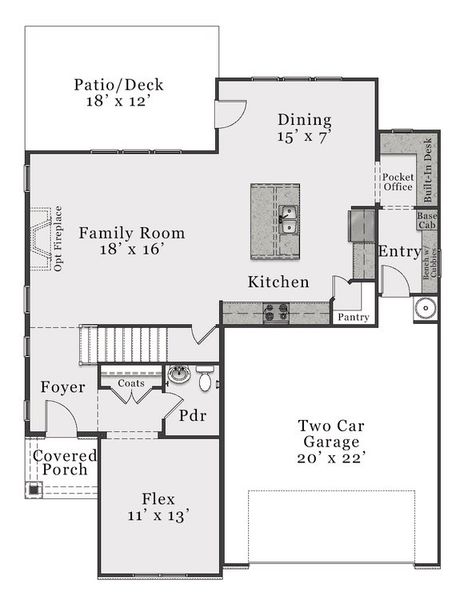 Craftsman First Floor