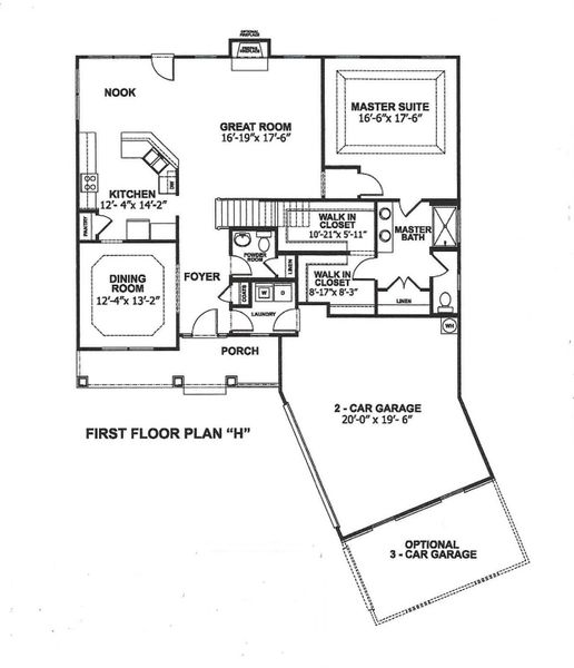 Hannah 3 Car Garage Option Hannah 3 Car Garage Option