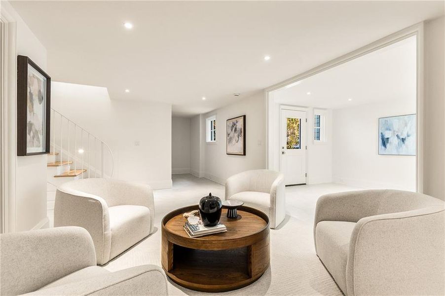Furnished interior view inside a new home in , Atlanta (Image 10).