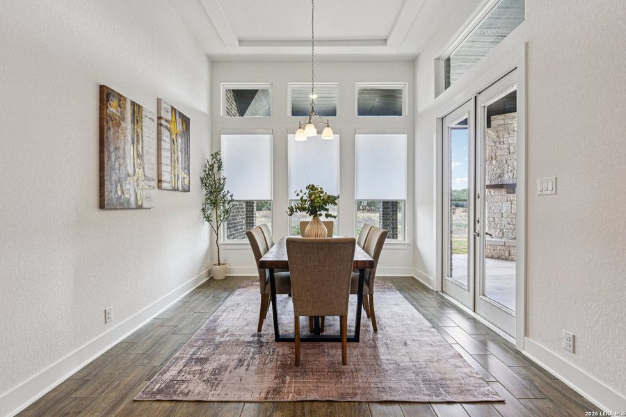 Furnished interior view inside a new home in Waldsanger, New Braunfels (Image 29).