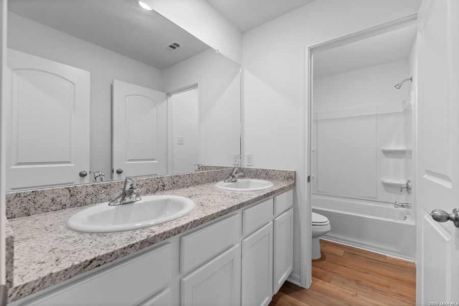 Furnished interior view inside a new home in Preserve at Medina, Von Ormy (Image 7).