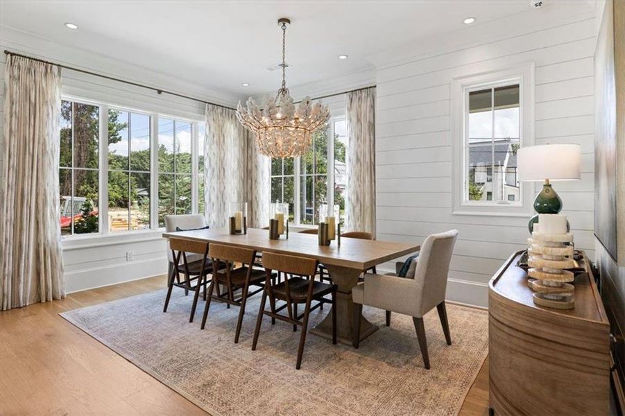 Furnished interior view inside a new home in , Roswell (Image 10).