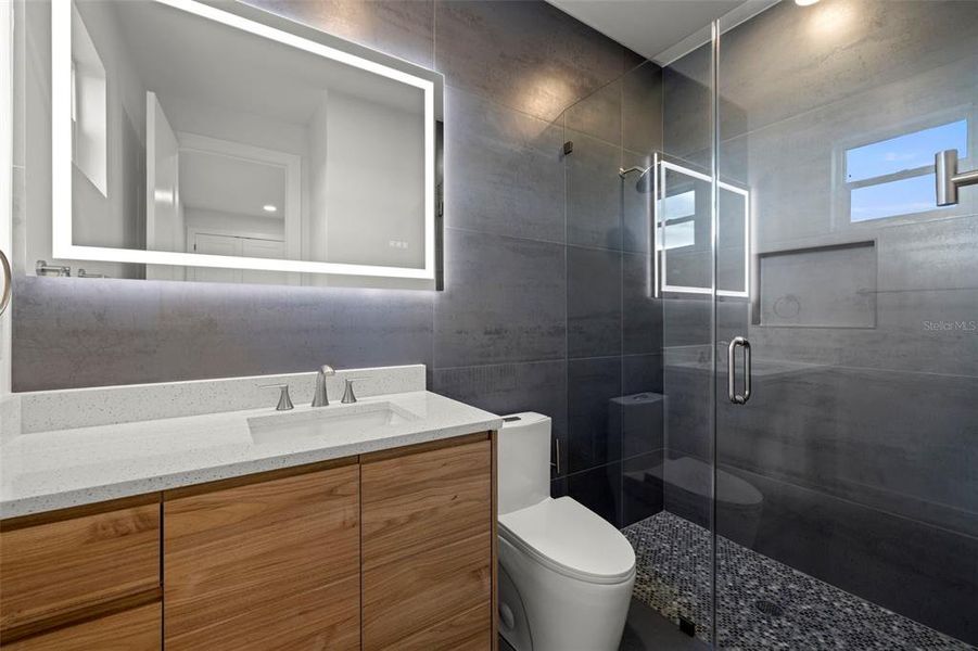 Furnished interior view inside a new home in , Tampa (Image 13).