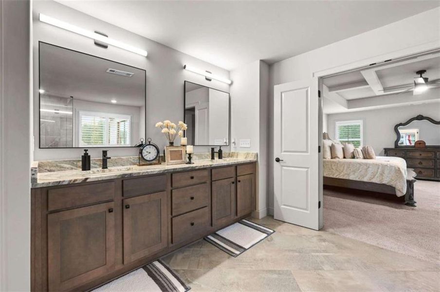 Furnished interior view inside a new home in , Conyers (Image 12).