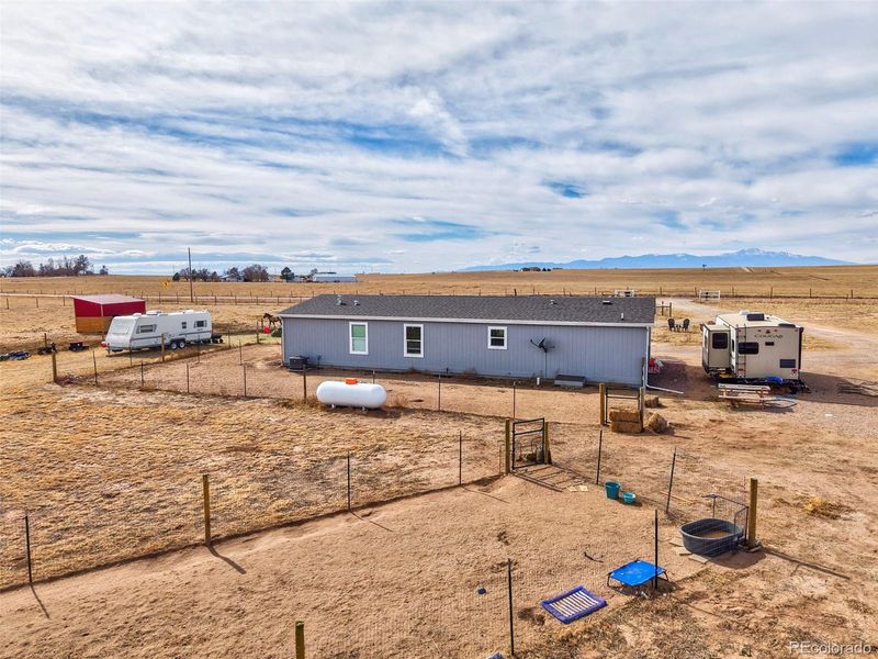 2 secure dog runs or animal pens