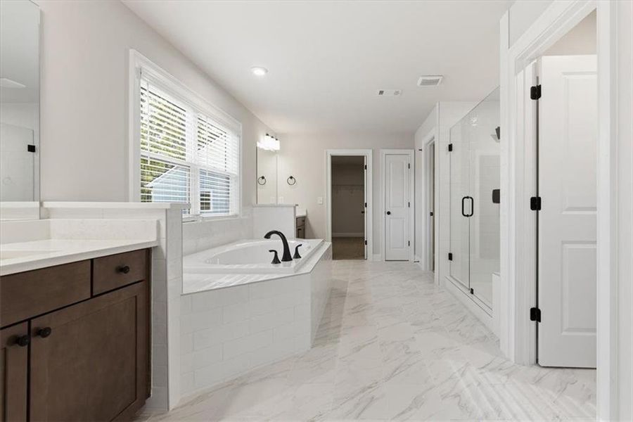 Furnished interior view inside a new home in Ford Landing, Acworth (Image 8).