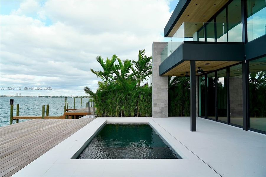 Exterior details and patio area of a home in , Miami (Image 17). Exterior details and patio area of a home in , Miami (Image 17).