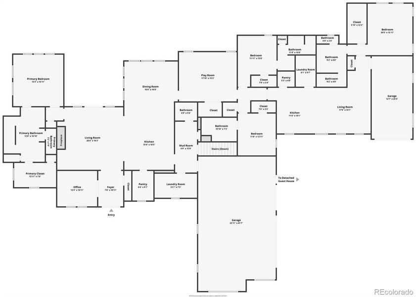 2D floor plan layout of this home in , Brighton, CO (Image 4).