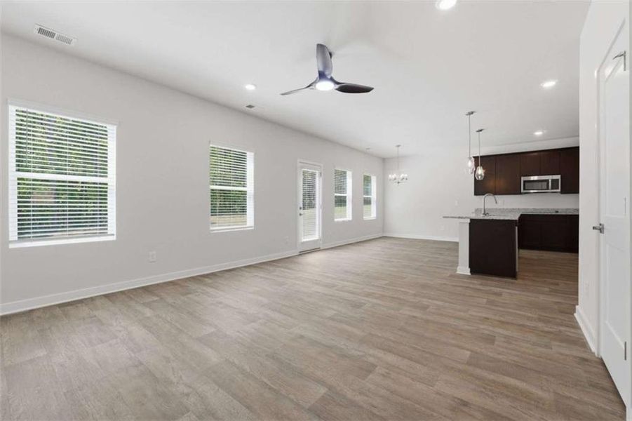Spacious, unfurnished interior of a new home in Fern Dale, Fairburn (Image 17). Spacious, unfurnished interior of a new home in Fern Dale, Fairburn (Image 17).
