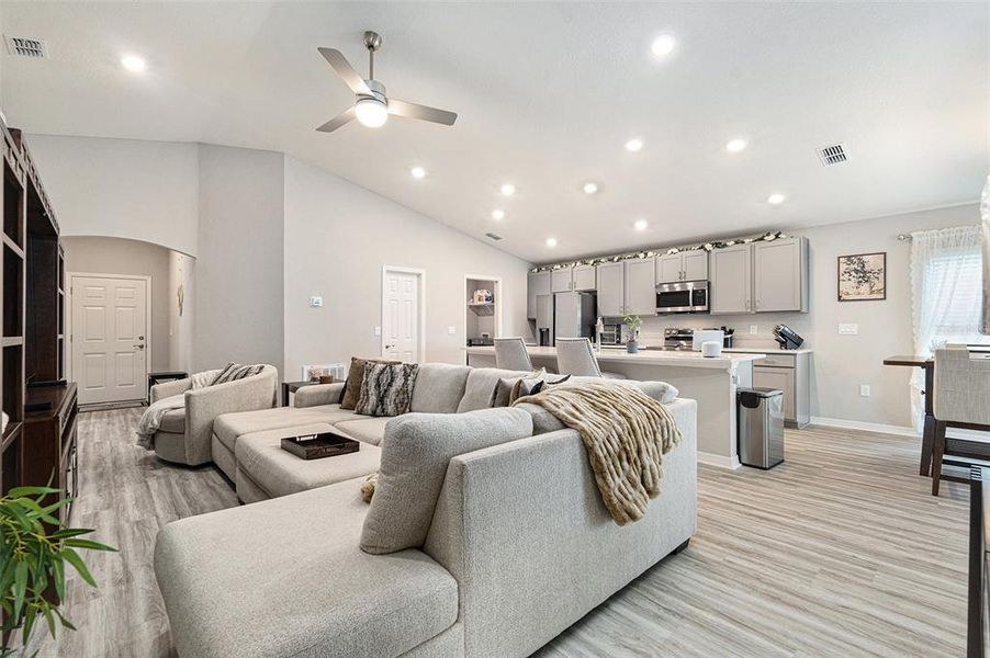 Furnished interior view inside a new home in , Zephyrhills (Image 30).