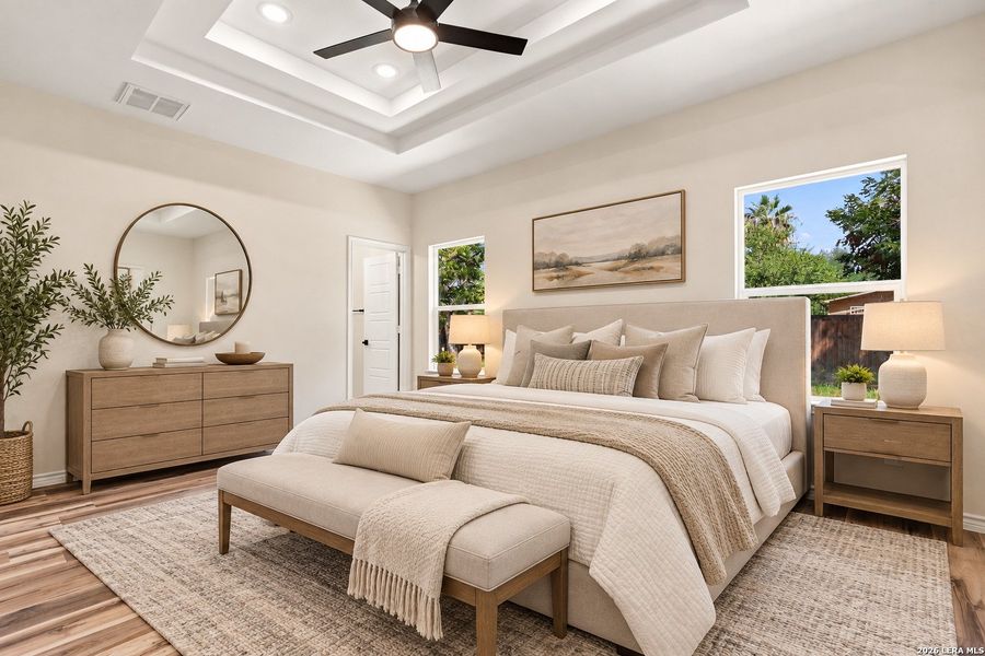 Furnished interior view inside a new home in , San Antonio (Image 8).