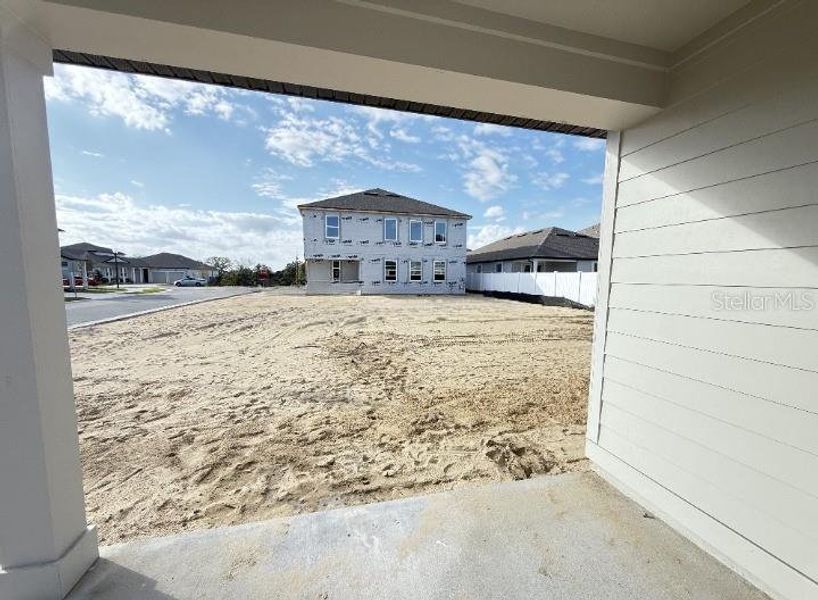 Exterior details and patio area of a home in Trailside, Mount Dora (Image 11). Exterior details and patio area of a home in Trailside, Mount Dora (Image 11).