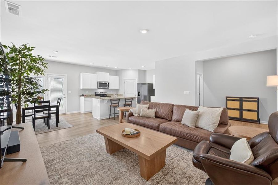 Furnished interior view inside a new home in , Jasper (Image 7). Furnished interior view inside a new home in , Jasper (Image 7).