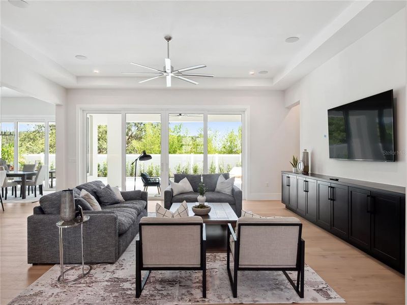 Furnished interior view inside a new home in Lake Sheen Sound, Orlando (Image 26).